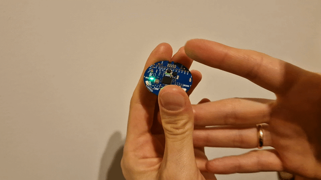 Initial orientation (nRF54L15 TAG)