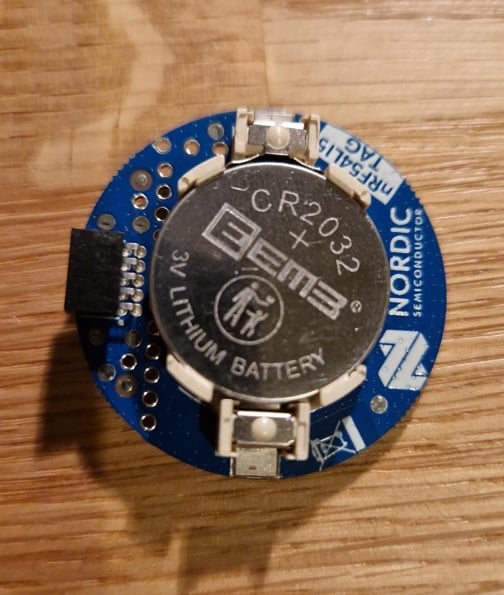 nRF54L15 TAG bottom view