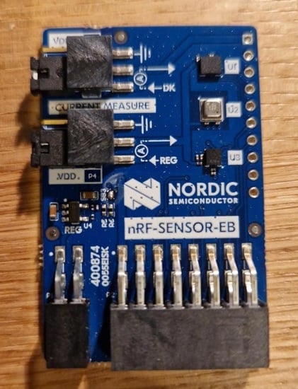 Sensor Evaluation Board top view