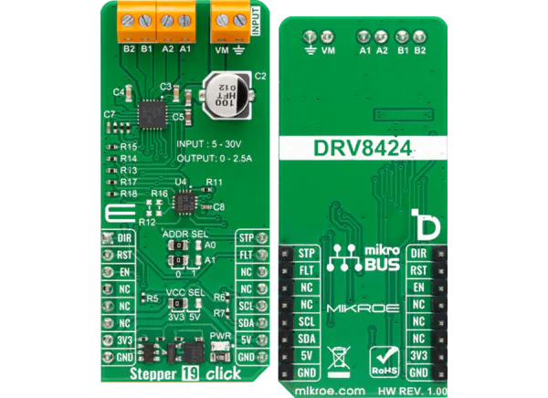 MikroElektronika Stepper 19 Click